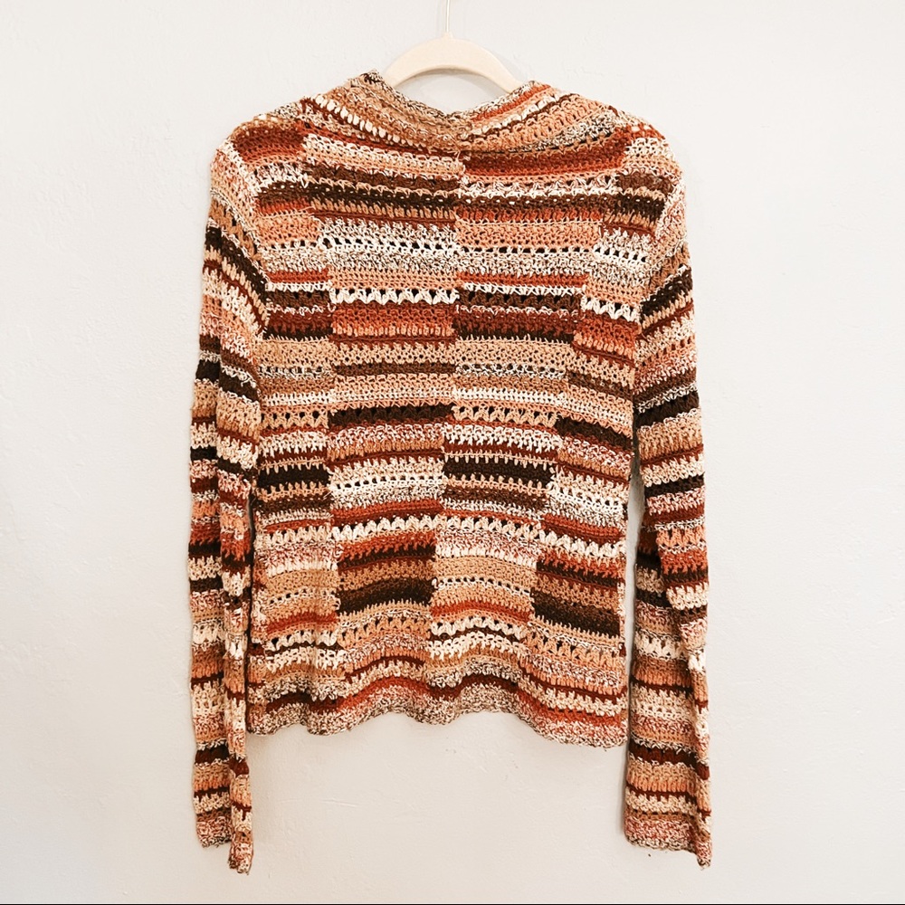 David Brooks hand knitted sweater